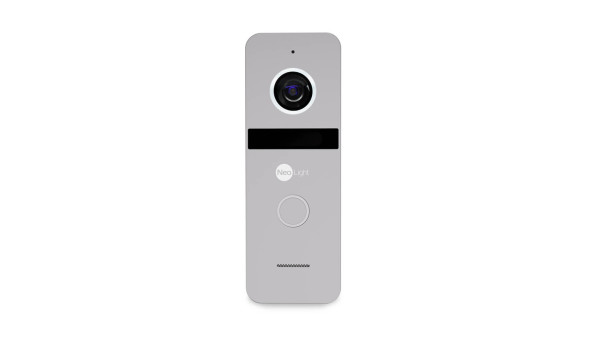 Комплект видеодомофона Neolight NeoKIT FHD Pro Silver: видеодомофон 7" с детектором движения и 2 Мп видеопанель - 592424