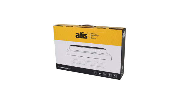 IP-видеорегистратор 4-канальный ATIS NVR 7104 Ultra с AI функциями для систем видеонаблюдения