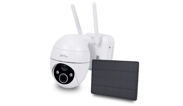 IP-відеокамера 3 Мп ZKTeco C4DS WiFi Solar PTZ для системи відеонагляду