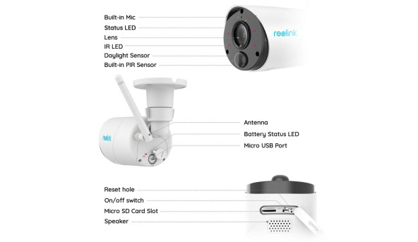 IP камера Reolink Argus Eco - 592833