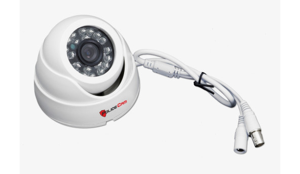 Внутренняя AHD видеокамера на 2Мп> PoliceCam PC-371 AHD 2MP W - 593313