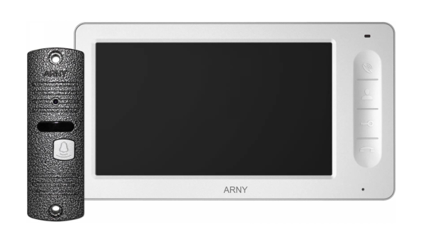Комплект домофонный ARNY AVD-7005 (AVD-705 + AVP-05 (v.2)), White + Gray