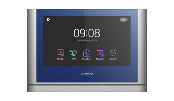 Видеодомофон Commax CDV-1024MA 10'', Blue + Dark Silver