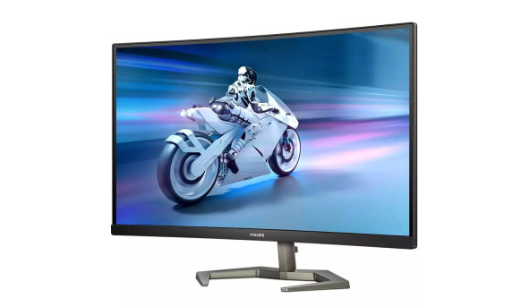 TFT 27" Philips 27M1C5500VL, QHD, VA, вигнутий, sRGB 126,5%, 165Гц, 1мс, 2х HDMI, DP, чорний - 593684