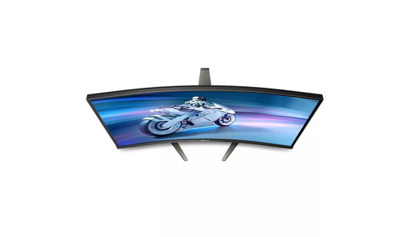 TFT 27" Philips 27M1C5500VL, QHD, VA, вигнутий, sRGB 126,5%, 165Гц, 1мс, 2х HDMI, DP, чорний - 593684