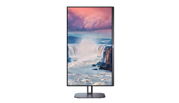 TFT 27" AOC 27V5C/BK, FHD, IPS, 75Гц, 1 мс, HDMI, DP, USB-C, USB-hub, HAS, Pivot, колонки, чорний - 593687