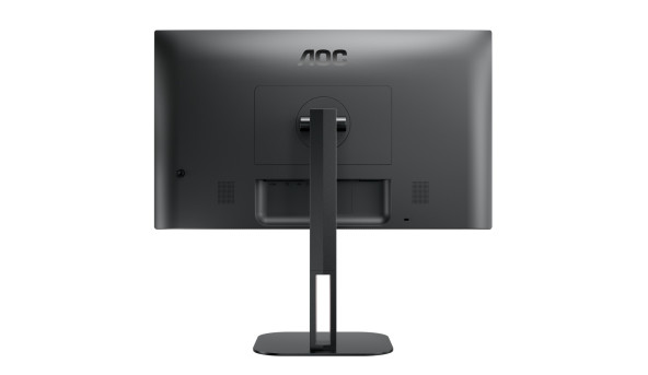 TFT 27" AOC 27V5C/BK, FHD, IPS, 75Гц, 1 мс, HDMI, DP, USB-C, USB-hub, HAS, Pivot, колонки, чорний - 593687