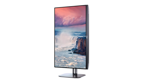 TFT 27" AOC 27V5C/BK, FHD, IPS, 75Гц, 1 мс, HDMI, DP, USB-C, USB-hub, HAS, Pivot, колонки, чорний - 593687