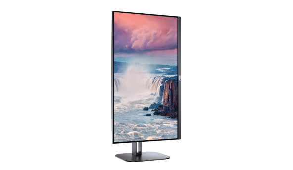 TFT 27" AOC 27V5C/BK, FHD, IPS, 75Гц, 1 мс, HDMI, DP, USB-C, USB-hub, HAS, Pivot, колонки, чорний - 593687