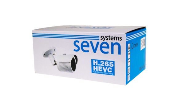 IP-видеокамера 2 Мп уличная SEVEN IP-7222PA white 2,8 мм