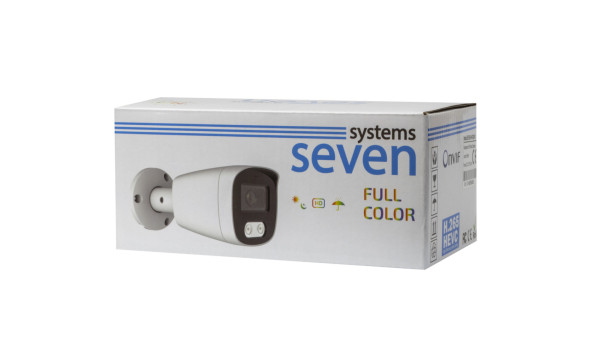 IP-видеокамера 2 Мп Full Color уличная SEVEN IP-7222PA-FC white 3,6 мм