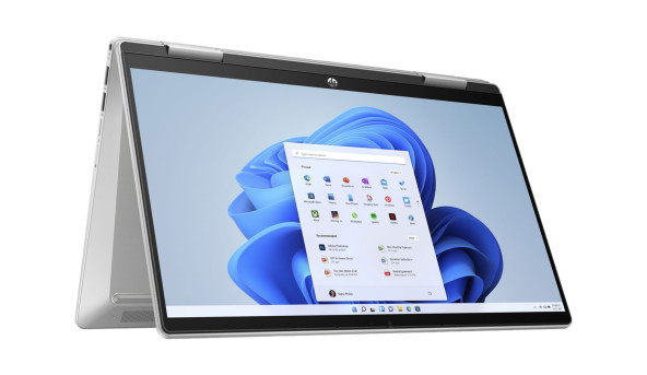 HP Pavilion x360 14-ek1011ua 14" FHD IPS Ts/i3-1315U (4.5)/8Gb/SSD512Gb/Int UHD/Підс/DOS/Сріблястий - 593760