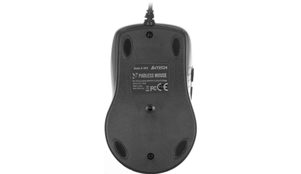 Мишка A4-Tech N-70FX V-Track 1600dpi, 6кн., Optic 2.0 чорна - 593771