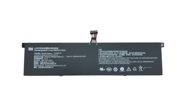 Акумулятор для ноутбука Xiaomi R15B01W Mi Pro 15.6 7.6