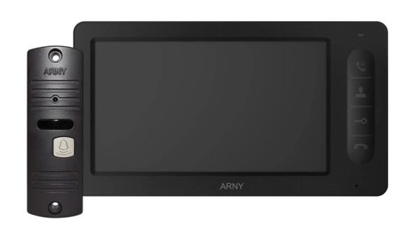 Комплект домофонный ARNY AVD-7006 (AVD-706 + AVP-05 (v.2)), Black + Brown