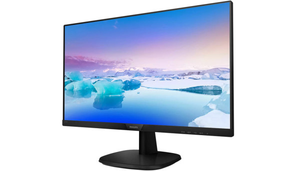 TFT 27" Philips 273V7QDSB, IPS, D-SUB, DVI-D, HDMI, чорний - 593890