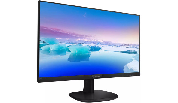 TFT 27" Philips 273V7QDSB, IPS, D-SUB, DVI-D, HDMI, чорний - 593890
