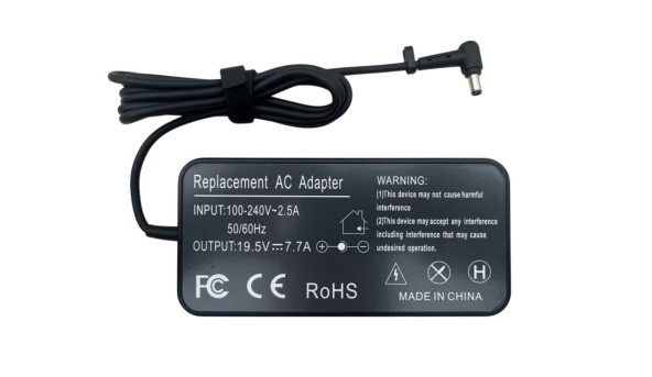 Блок живлення для ноутбука Asus 150 Вт 19 В 7.7A 5.5x2.5mm slim A17-150P1A OEM