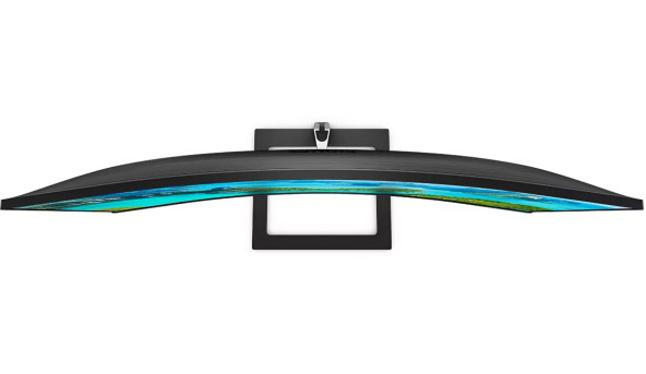 TFT 31.5" Philips 325E1C, VA, QHD, вигнутий, VGA, HDMI, DP, чорний з сріблястим - 593959