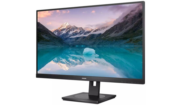 TFT 27" Philips 275S9JML, QHD, IPS, 75Гц, HDMI, DP, USB-hub, HAS, Pivot, колонки, чорний - 593965