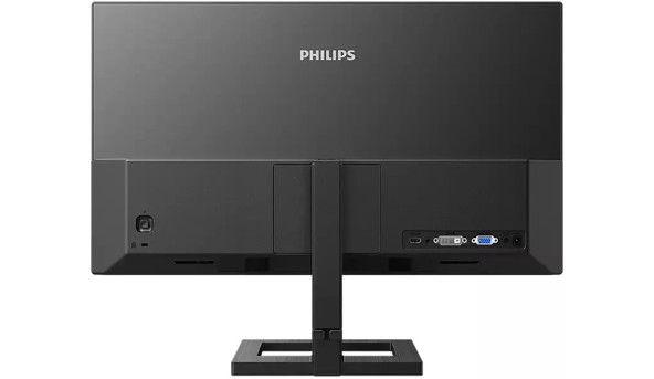 TFT 23.8" Philips 241E2FD, IPS, 1ms, VGA, HDMI, DVI-D, чорний