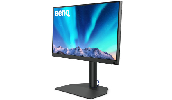 TFT 27" BenQ SW272Q, 2K IPS, 2хHDMI, DP, USB-C, HAS, USB-hub, MCR, Pivot, сірий - 594044
