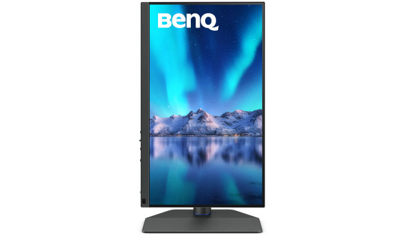 TFT 27" BenQ SW272Q, 2K IPS, 2хHDMI, DP, USB-C, HAS, USB-hub, MCR, Pivot, сірий - 594044