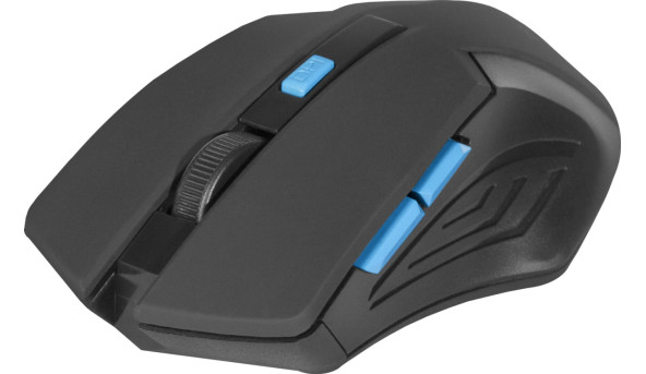 Мишка Defender Accura MM-275, бездротова, 6 кн. до 1600 dpi, синій - 594052