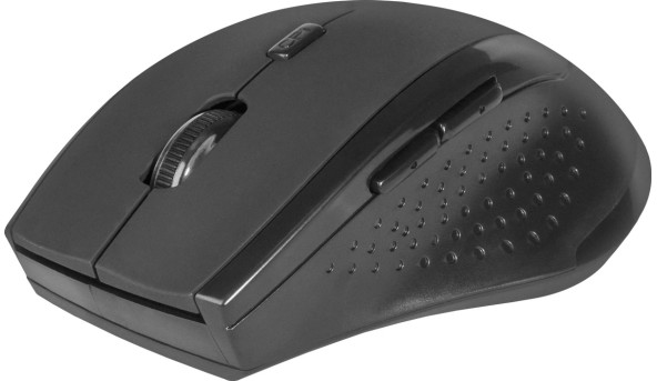 Мишка Defender Accura MM-365, бездротова, 6 кн. до 1600 dpi, чорна - 594086