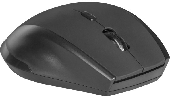 Мишка Defender Accura MM-365, бездротова, 6 кн. до 1600 dpi, чорна - 594086