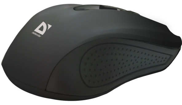 Мишка Defender Accura MM-935 бездротова, 4 кн. до 1600 dpi, чорна - 594098