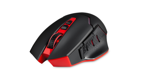 Мишка Redragon Mirage 15м, ігрова, бездротова, 4800dpi., 8кн., чорна - 594099