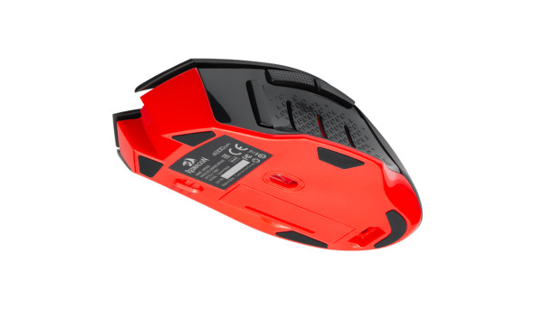 Мишка Redragon Mirage 15м, ігрова, бездротова, 4800dpi., 8кн., чорна - 594099