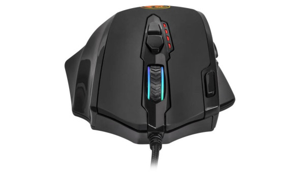 Мишка Redragon Impact RGB, ігрова, 12400dpi., 19кн., чорна - 594101