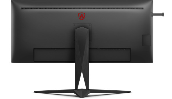TFT 40" AOC AGON AG405UXC, WQHD, IPS, 144Гц, 1ms, 2xHDMI, DP, USB-C, USB-hub, HAS, чорний з червоним - 594142