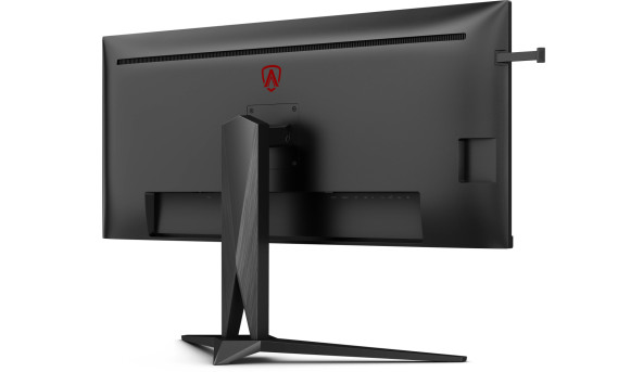 TFT 40" AOC AGON AG405UXC, WQHD, IPS, 144Гц, 1ms, 2xHDMI, DP, USB-C, USB-hub, HAS, чорний з червоним - 594142