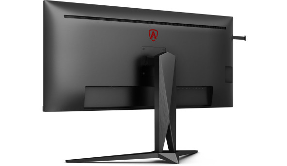 TFT 40" AOC AGON AG405UXC, WQHD, IPS, 144Гц, 1ms, 2xHDMI, DP, USB-C, USB-hub, HAS, чорний з червоним - 594142