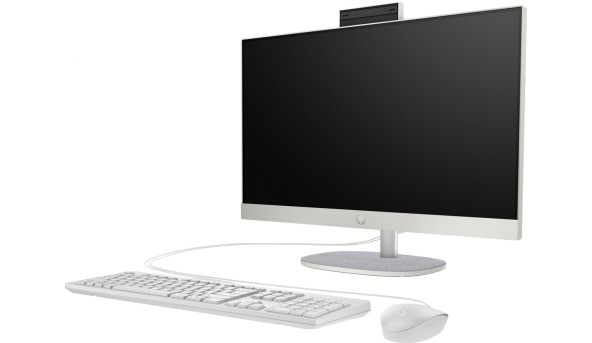 Моноблок 23.8" HP 24-cr0000ua AiO Ryzen 7 7730U/16Gb/SSD512Gb/K&M/Cam/WiFi/DOS/Shell White - 594242
