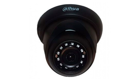 Купольна камера HDCVI Dahua DH-HAC-HDW1200RP-BE (2.8) Black