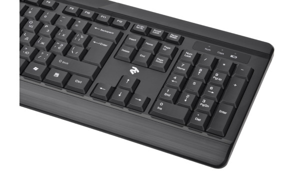 Комплект 2E MK410 бездротовий чорий - 594319