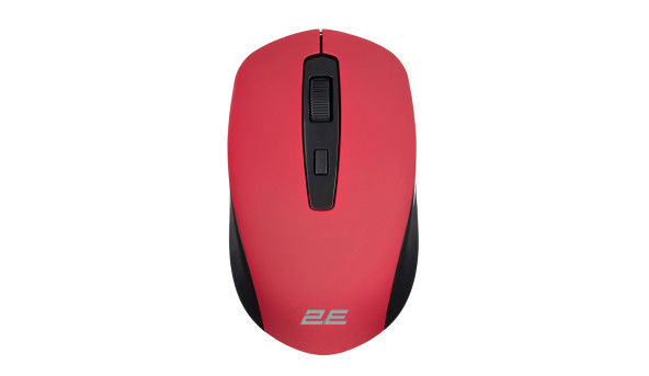 Мишка 2Е MF211, бездротова, 1600dpi, 4 кн., червона USB