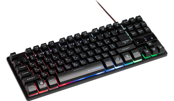 Клавіатура 2E ігрова KG290 87 keys LED USB Black UKR - 594326