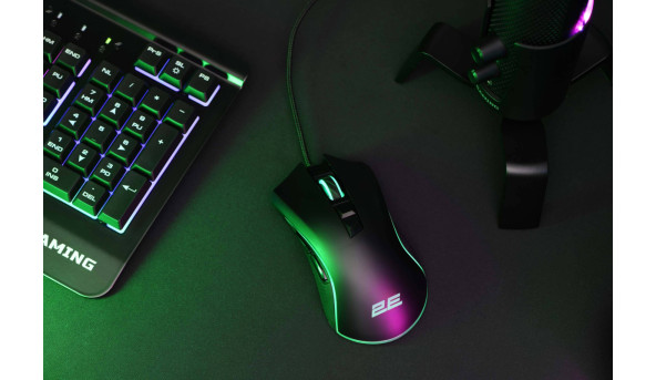 Мишка 2E Gaming MG340 ігрова RGB USB Black - 594327