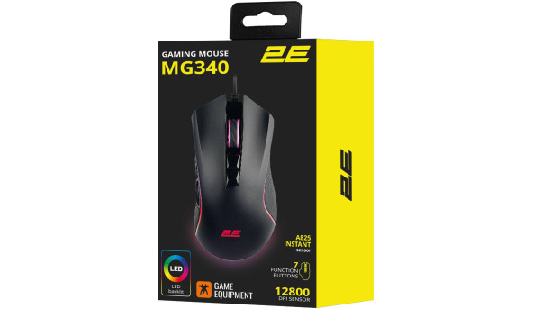 Мишка 2E Gaming MG340 ігрова RGB USB Black - 594327