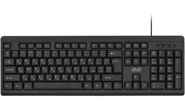 Kомплект 2E MK401 USB чорний - 594328