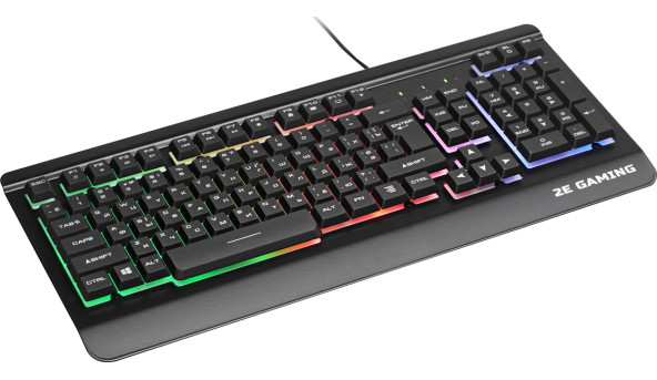 Клавіатура ігрова 2E Gaming KG320 LED USB Black Ukr - 594332