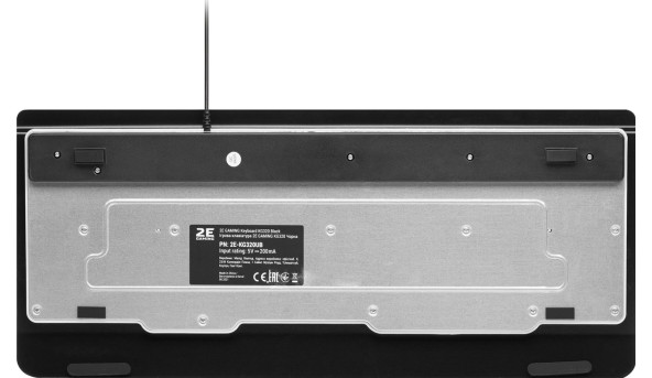 Клавіатура ігрова 2E Gaming KG320 LED USB Black Ukr - 594332