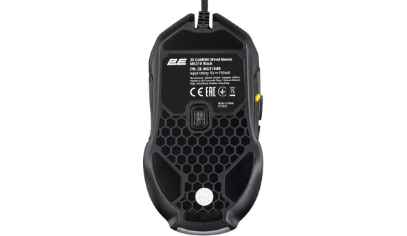 Мишка 2E MG310, ігрова, 3200dpi., 8кн., чорна - 594335