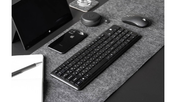 Клавіатура 2E KS230 Slim WL Black - 594336