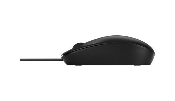 Мишка дротова HP 125, 3кн., 1200 dpi, чорний - 594342